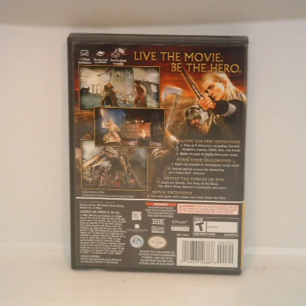 Pre-Owned Nintendo Gamecube The Lord of The Rings Player Choice Game